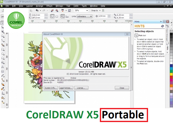 Tải CorelDRAW X5 Portable Miễn Phí - Link Google Drive